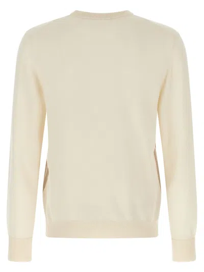 Ballantyne Argyle Sweater Sweaters And Cardigans Beige In Neutral