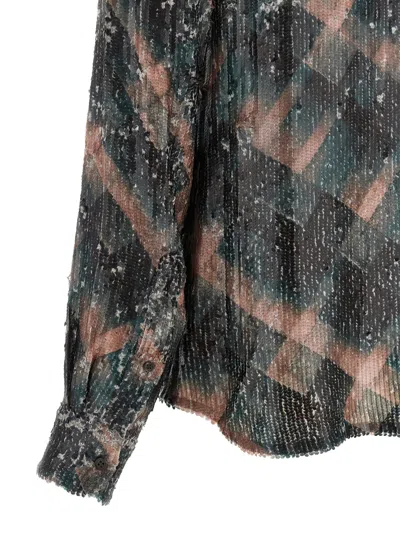 Dries Van Noten Chowy Emb Shirt In Black