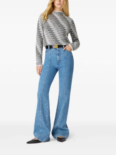 Missoni Rollkragenpullover Mit Flammenmuster In Gray