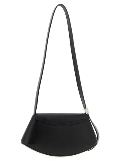 Jil Sander Small Crossbody Bag Adjustable Strap In Black