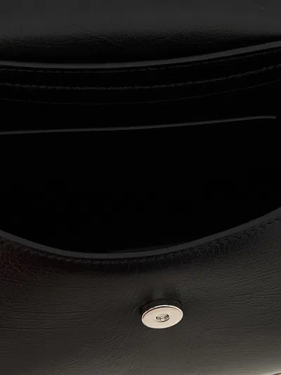 Jil Sander Small Crossbody Bag Adjustable Strap In Black