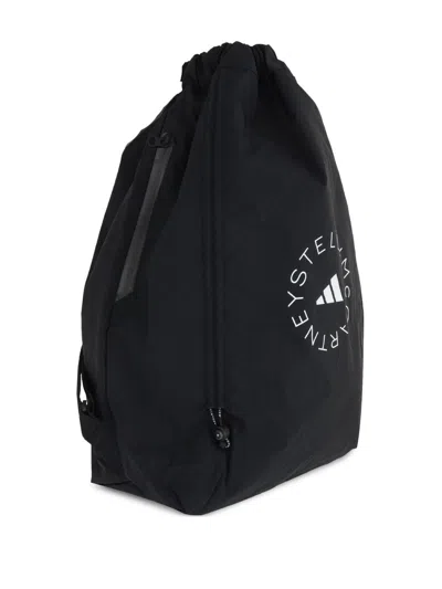 Adidas By Stella Mccartney Gymsack Backpack With Adjustable Straps And Side Zipper Pocket