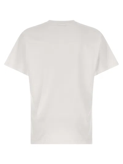 Givenchy White T-shirt With Maxi Logo On The Front In Cotton Man