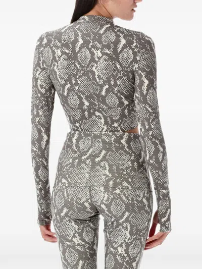 Adidas By Stella Mccartney Asmc Truepurpose Training Longsleeve Crop In Gray