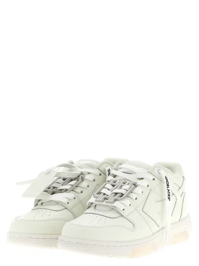 Off-white Low-top Calf Leather Sneakers In White