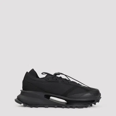 Y-3 Black Sneakers With Sole And Lacing System In Black