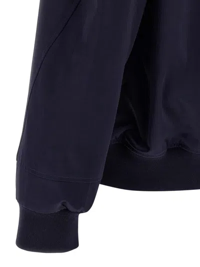 Givenchy Logo Bomber Jacket In Blue