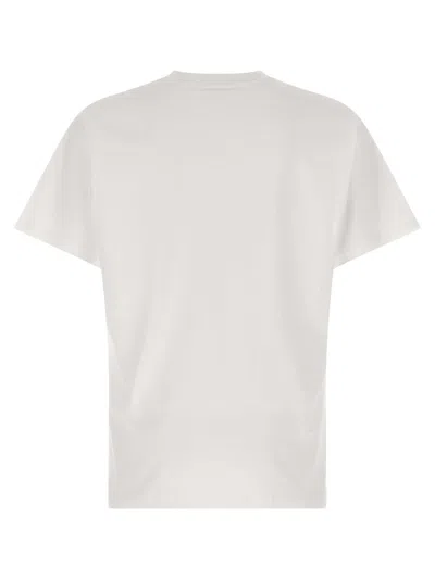 Givenchy White T-shirt With Maxi Logo On The Front In Cotton Man In White