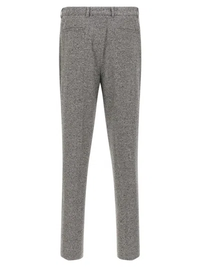 Brunello Cucinelli Tailored Suit Set Double-breasted Jacket In Gray