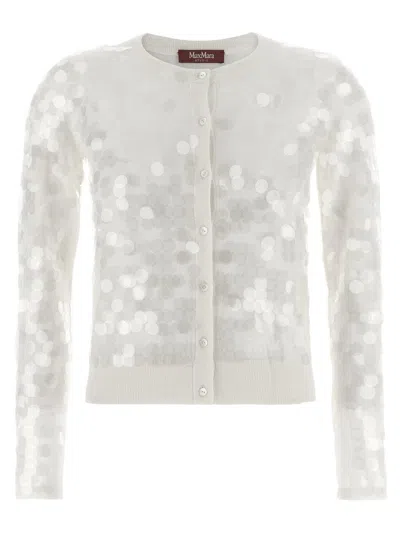 Max Mara 'necton' Cardigan In White