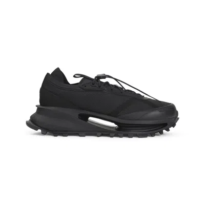 Y-3 Black Sneakers With Sole And Lacing System In Black