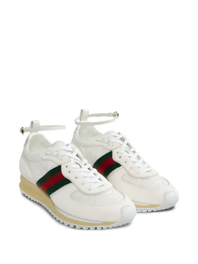 Gucci Motion Sneaker With Adjustable Ankle Strap