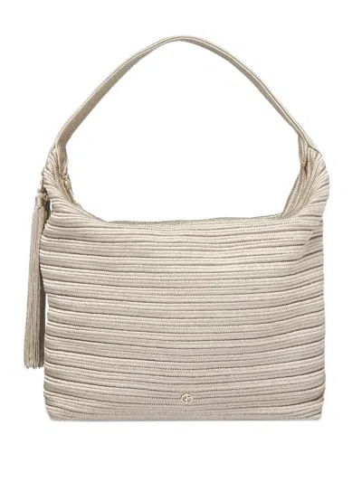 Giorgio Armani La Prima Soft Large Sautage Hobo Bag In Neutral