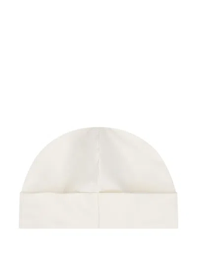 Escada Logo Beanie Hat In White