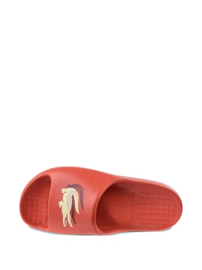Lacoste Serve 2.0 Slides In Red