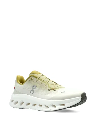 On Breathable Mesh Sneakers Featuring Perforated Design In Gray