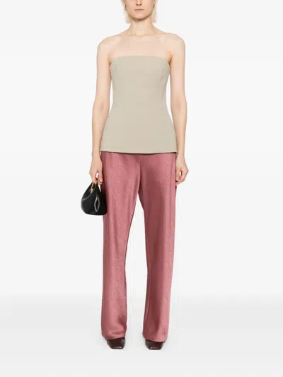 Vince Fluid Pants In Pink
