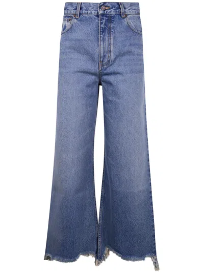 Chloé Chloe Women Flared Leg Denim In Blue
