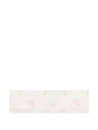 荷叶边爱心印花发箍