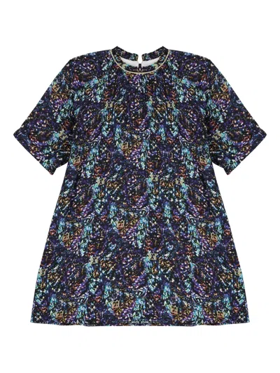 LOGO印花短袖连衣裙