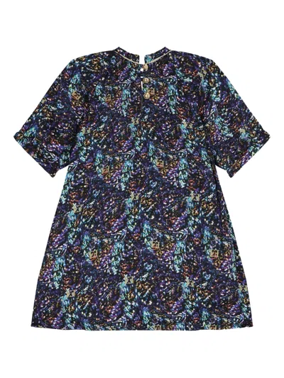 LOGO印花短袖连衣裙