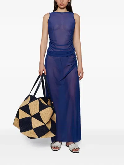 Bound Claudia Tank Top In Blue