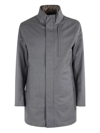 Duno 3-in-1 Coat With Detachable Inner Down Jacket In Gray