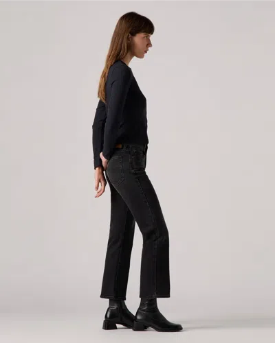 Levi's 725 Kick Boot Jeans In Black