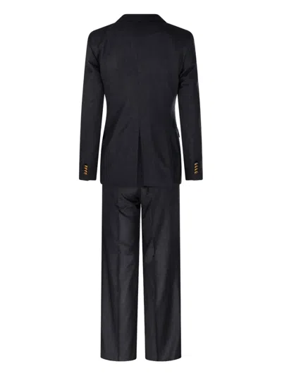 Tagliatore Double-breasted Button Suit In Multi