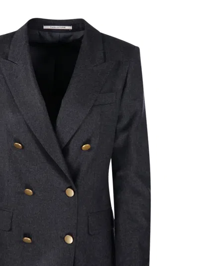 Tagliatore Double-breasted Button Suit In Multi