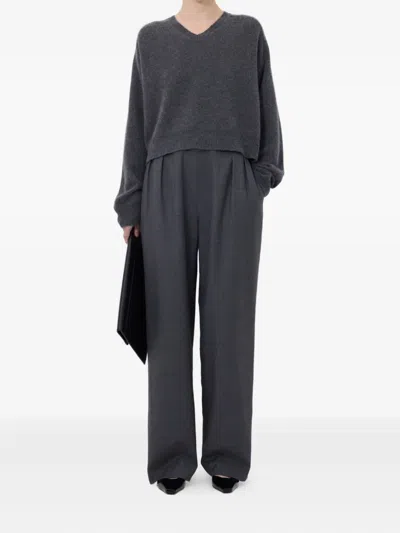 Loulou De Saison Anzor Sweater Woman Grey In Gray