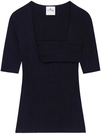Courrèges Infinity Top In Blue