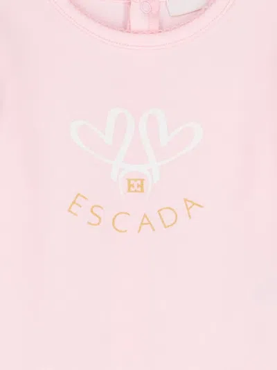 Escada Logo-print Pyjama In Pink