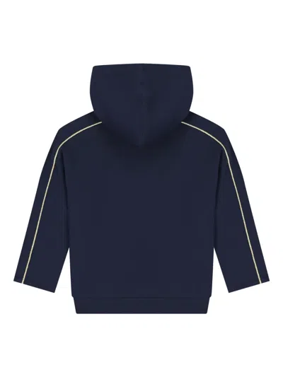 Escada Logo-embroidered Hoodie In Black