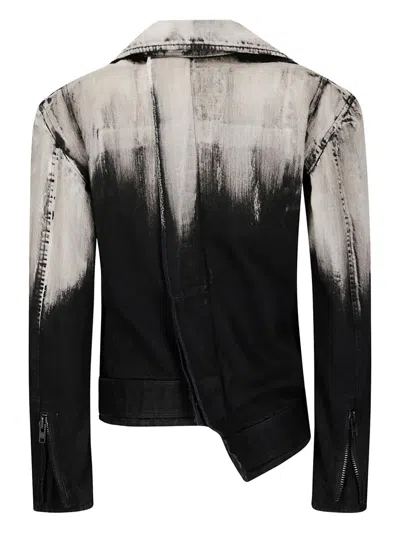 Yohji Yamamoto Asm Biker Jacket In Black