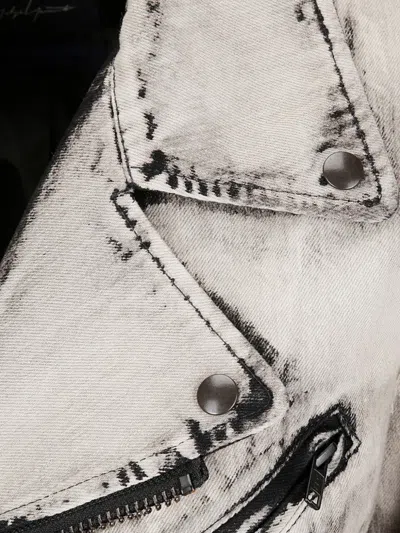 Yohji Yamamoto Asm Biker Jacket In Black