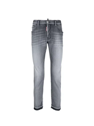 Dsquared2 Gray Skater Jeans In Black