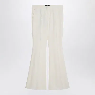 Etro Flared Trousers In Ivory Viscose Women In White