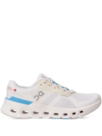 On Cloud Runner 2 Panelled Mesh Sneakers In White
