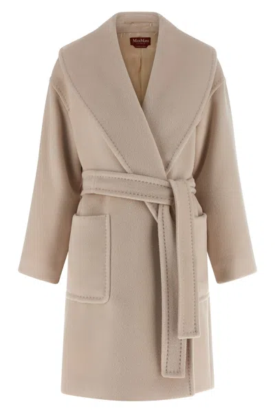 Max Mara Elegant Cashmere Cardigan Jacket In Neutral