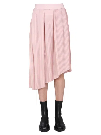 Givenchy Asymmetric Pleated Skirt In Pink
