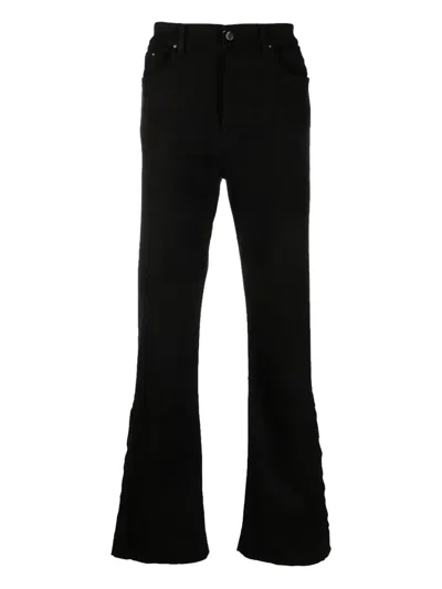 Amiri Split-leg Jeans In Black