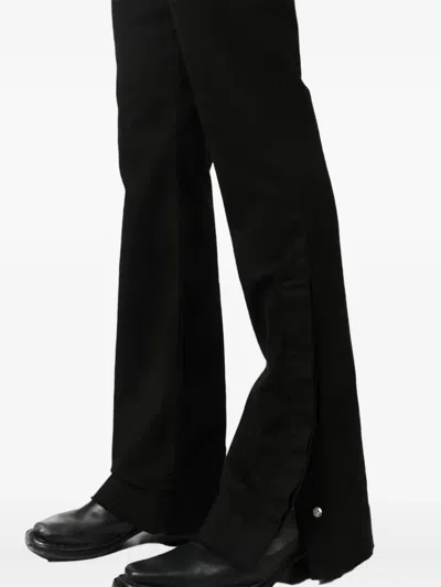 Amiri Split-leg Jeans In Black