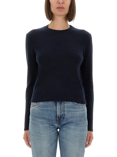 Guest In Residence Shrunken Crew Jersey In Blue