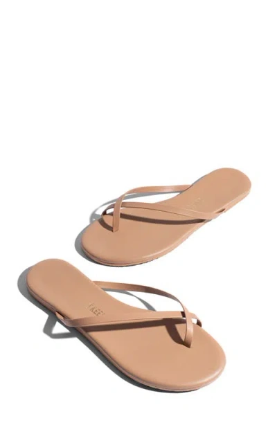 Tkees Riley Metallic Flip Flop In Neutral