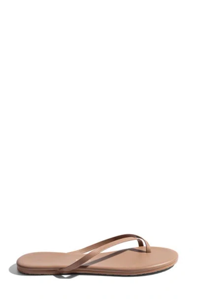 Tkees Riley Metallic Flip Flop In Neutral
