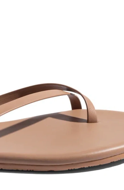 Tkees Riley Metallic Flip Flop In Neutral