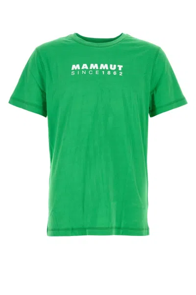 Mammut Swiss1862 Grass Green Cotton T-shirt In Green