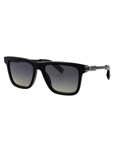 Chopard Nero Lucido Metal Sunglasses In Black