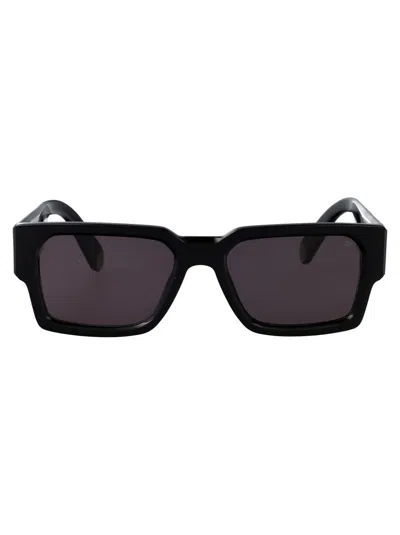 Philipp Plein Square Sunglasses Spp183 M 0700 In Black